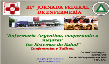 21ª Jornada Federal de Enfermería - EXPOMEDICA