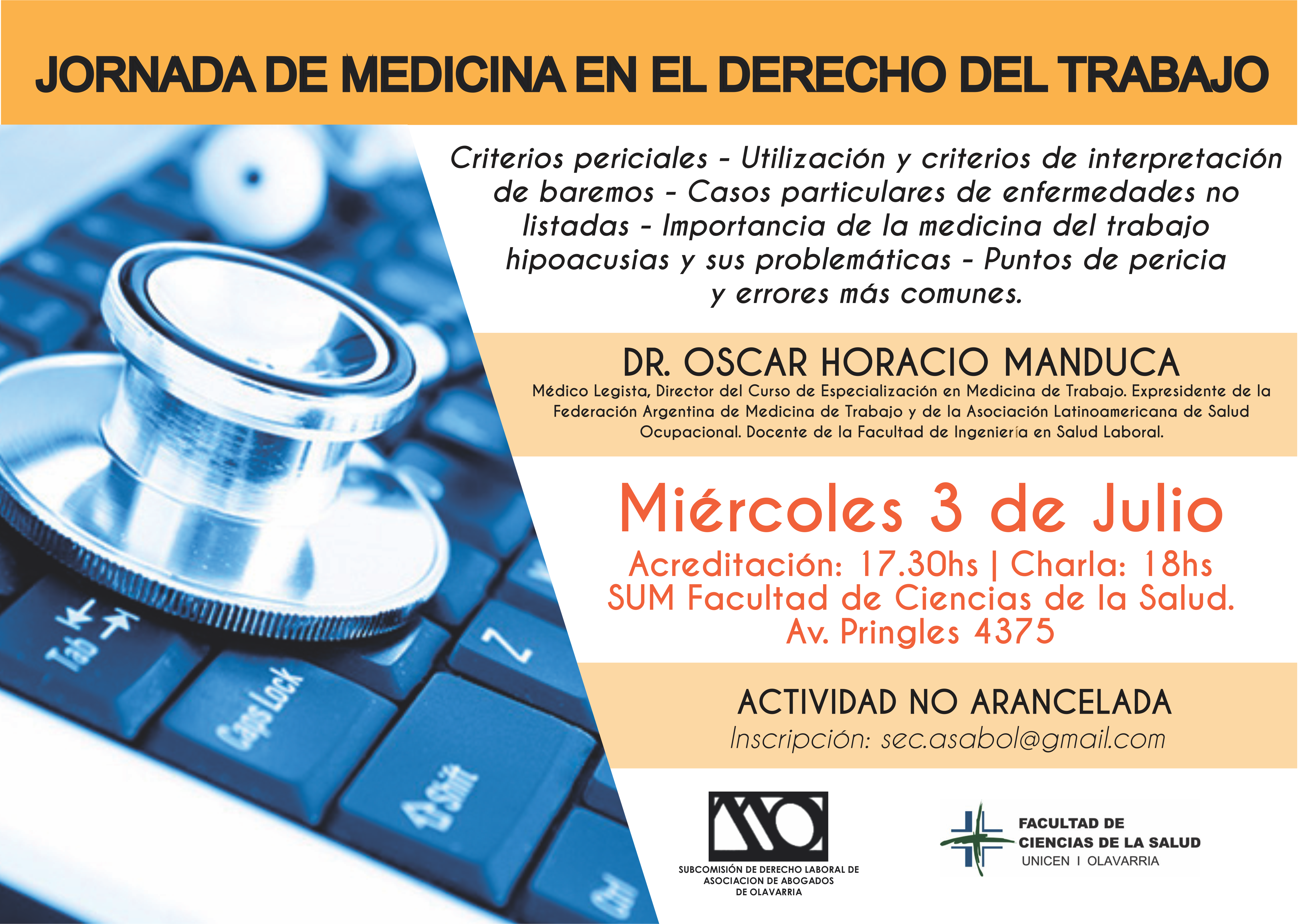 BANNER Jornada Medicina en el derecho del Trabajo