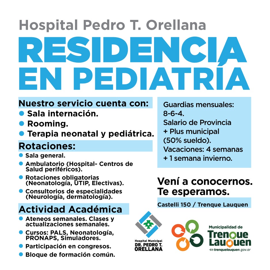 Info Residencia de Pediatria T Lauquen