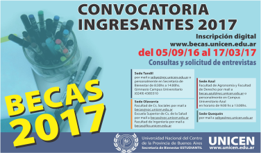 Becas 2017 - Futuros Estudiantes