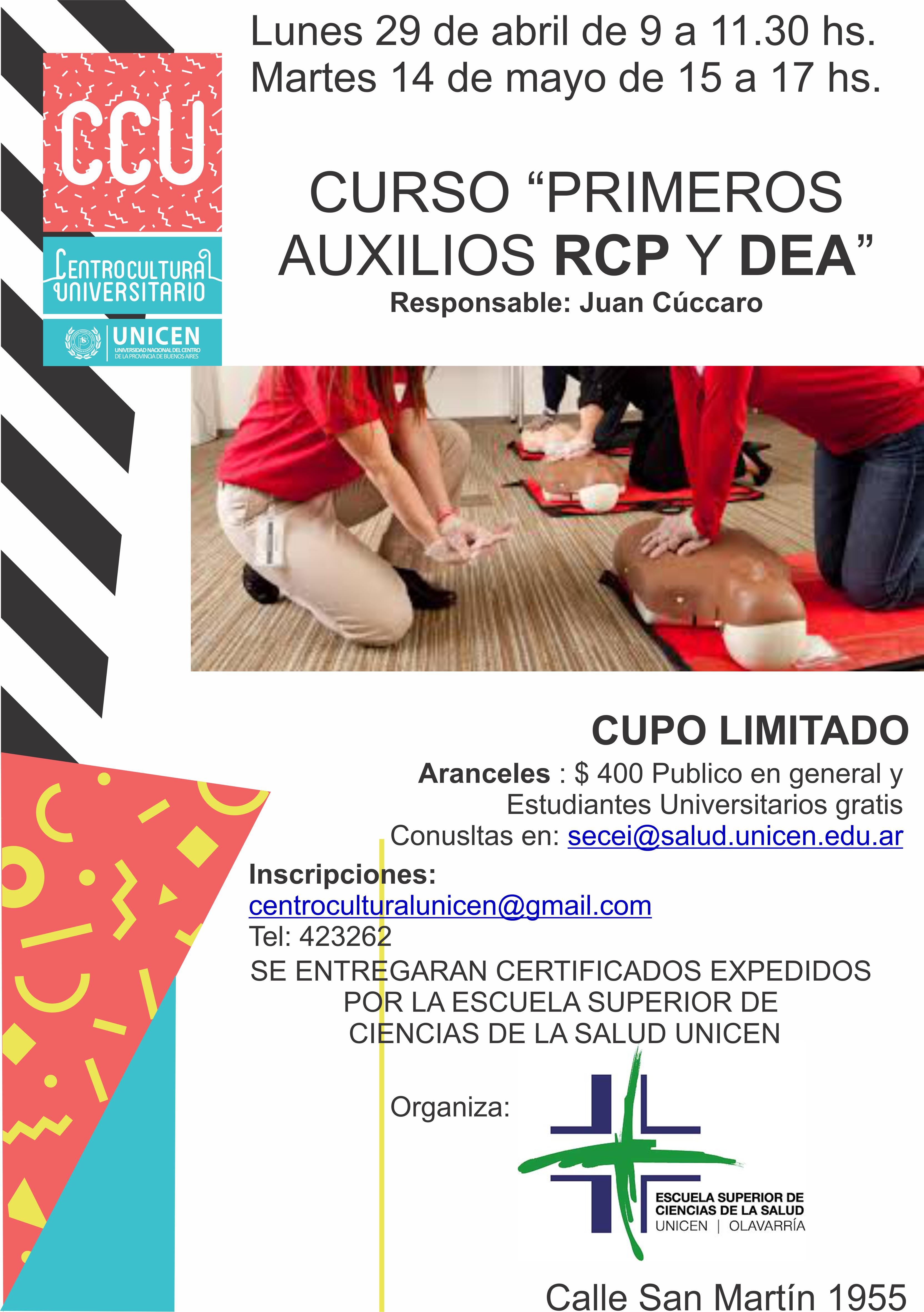 curso rcp dea 2019