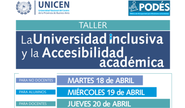 Taller "Universidad inclusiva y accesibilidad académica"